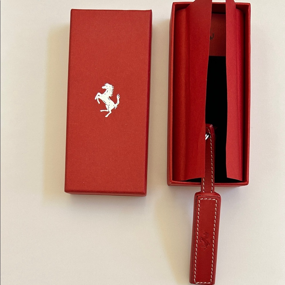 Ferrari Red Gift Box with Iconic Emblem